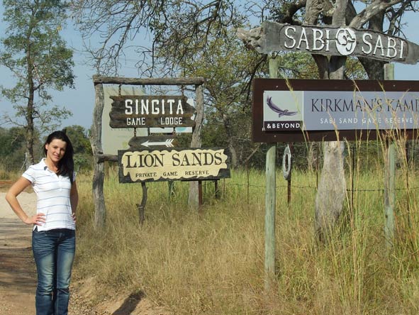 Leanne Rodney - the arrival in Kruger!